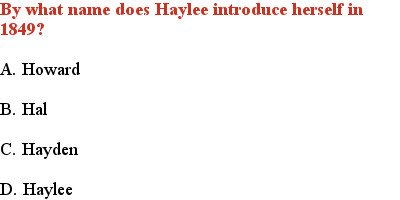 15 Haylee and the Traveler's Stone QUIZ