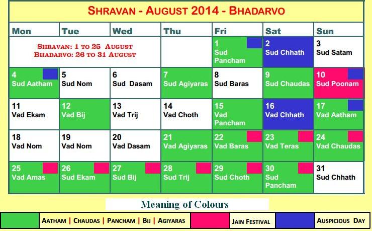 jain calendar